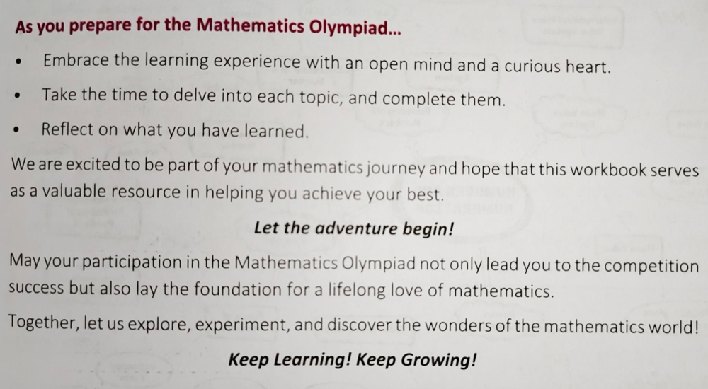 mathematics olympiad for kids