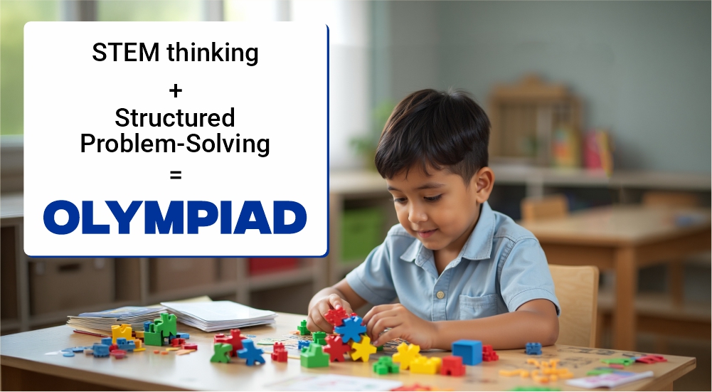 stem thinking + structured problem solving = olympiad